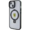 Ferrari Fehmp15Suscak Iphone 15 / 14 / 13 6.1 Czarny/Black Hardcase Ring Stand 2023 Collection Magsafe