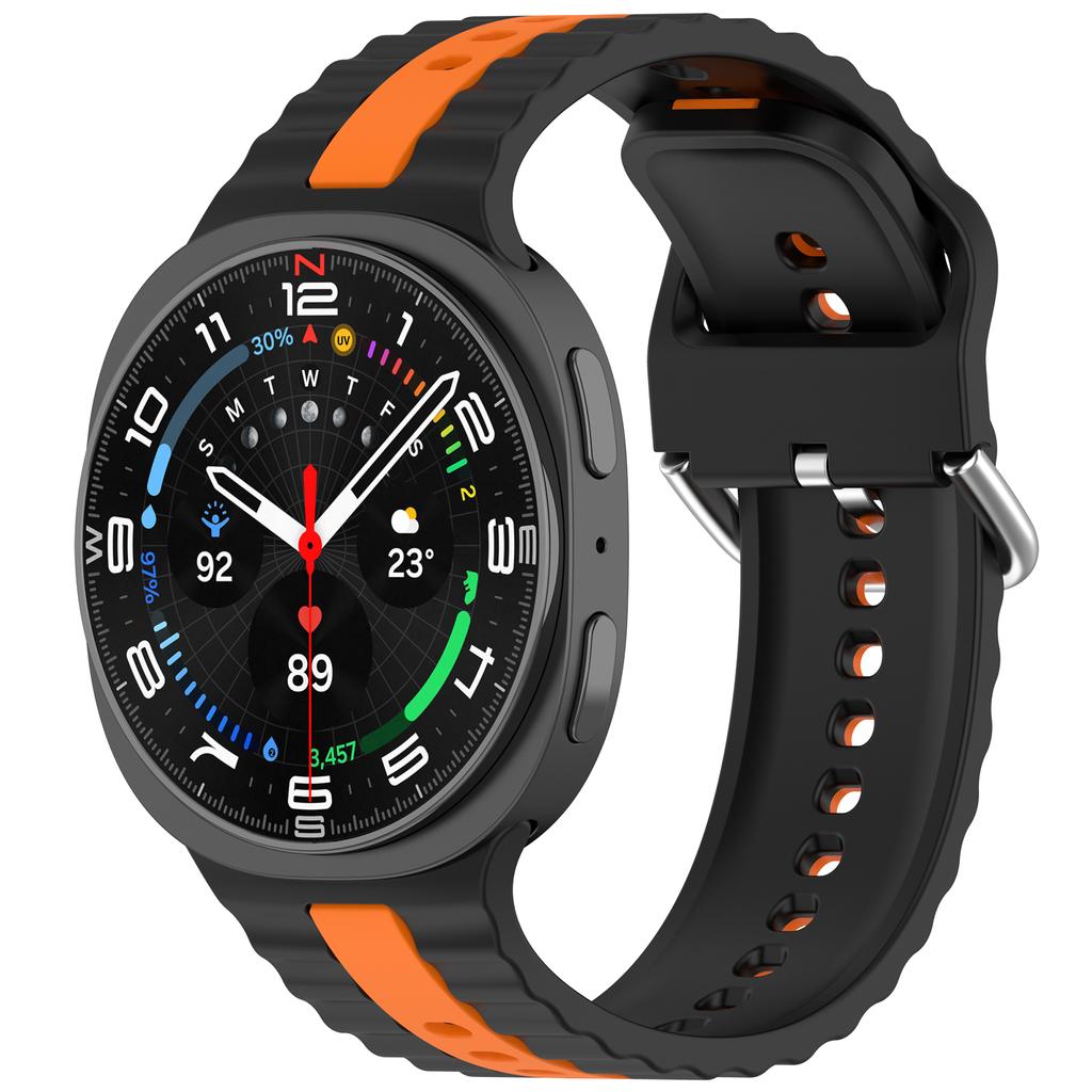 Оригинальный силиконовый ремешок для Samsung Galaxy Watch 8 Classic 46 мм Спортивный ремешок для Galaxy Watch 8 40 мм 44 мм Без зазоров Аксессуары