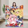 BOCCHI THE ROCK  Blanket  Travel Office Flannel Bedding Throws For Living Room Warm Soft Custom DIY Quality Bedspread