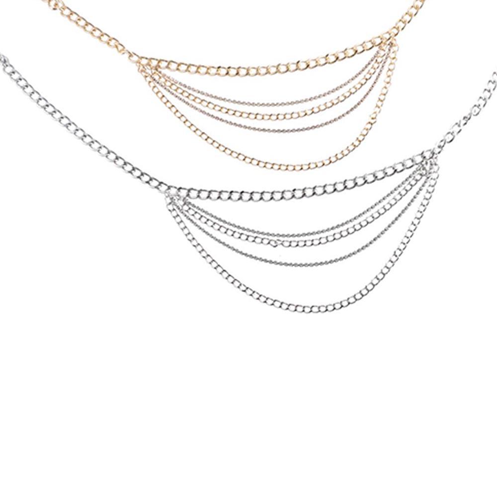 Retro Simple Multilayer Diamond Female Bikini Waist Chain Charm Women Waist Chain Belly Belt Fashion Jewelry Body Necklace