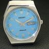 АВТОМАТИЧЕСКИЕ 6309A ВИНТАЖНЫЕ SEIKO ЯПОНИЯ МУЖСКИЕ ЧАСЫ С ЦИФЕРБЛАТОМ НЕБЕСНО-ГОЛУБОГО ЦВЕТА a701427-5
