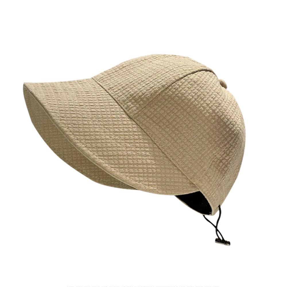 Wide Brim Beach Cap Portable Fisherman Cap Spring Summer Sun Hat  Women Girls