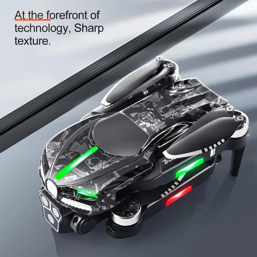 Новый V186 Бесколлекторный Дрон 8K HD Аэросъемка Самолет с тремя камерами Оптический поток Обход препятствий Пульт дистанционного управления Дрон 200М