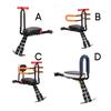 Kids Bike Seat Carbon Steel Child Bike Seat Foldable Front Mounted Child-Bicycle Seat Bike Accessories for Most Bicycles
