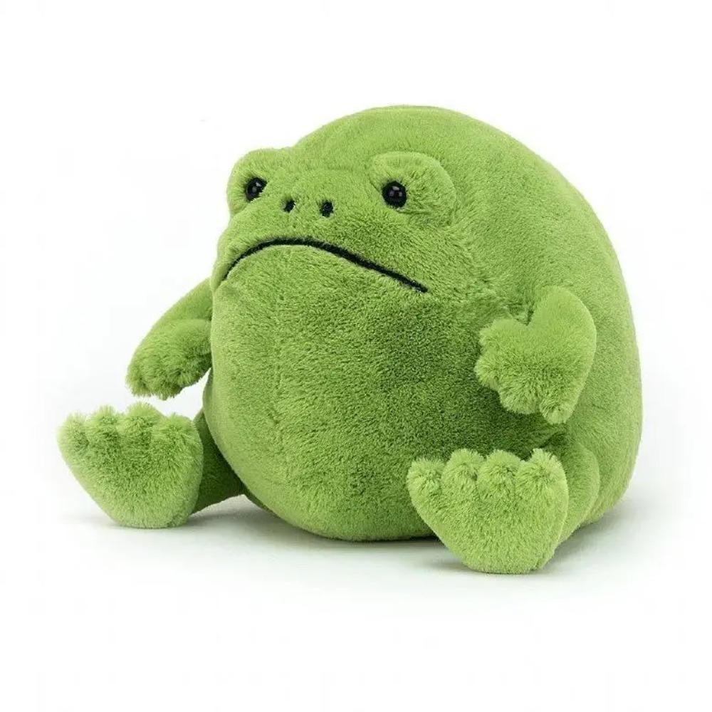 Ricky Rain Frog Plush Toy - Cartoon Stuffed Animal Doll  Cute Emotional Support Frog Toy for Stress Relief & Gift