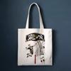 Fashion Anime Haikyuu Shopper Bag Eco Manga Tote Harajuku Shopper Bag Women Canvas Shoulder Bag Large-capacity Women's Handbags