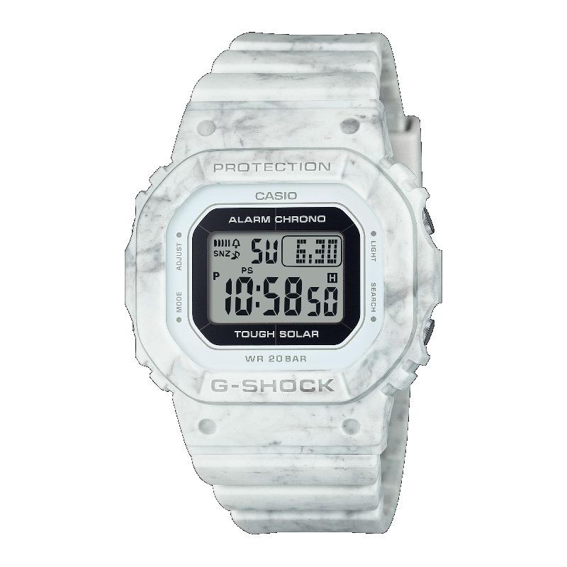 Casio Мужские часы G-SHOCK, смола, водостойкость 200 м, ударопрочность, будильник, кварцевые, GMS-S5600RT-7