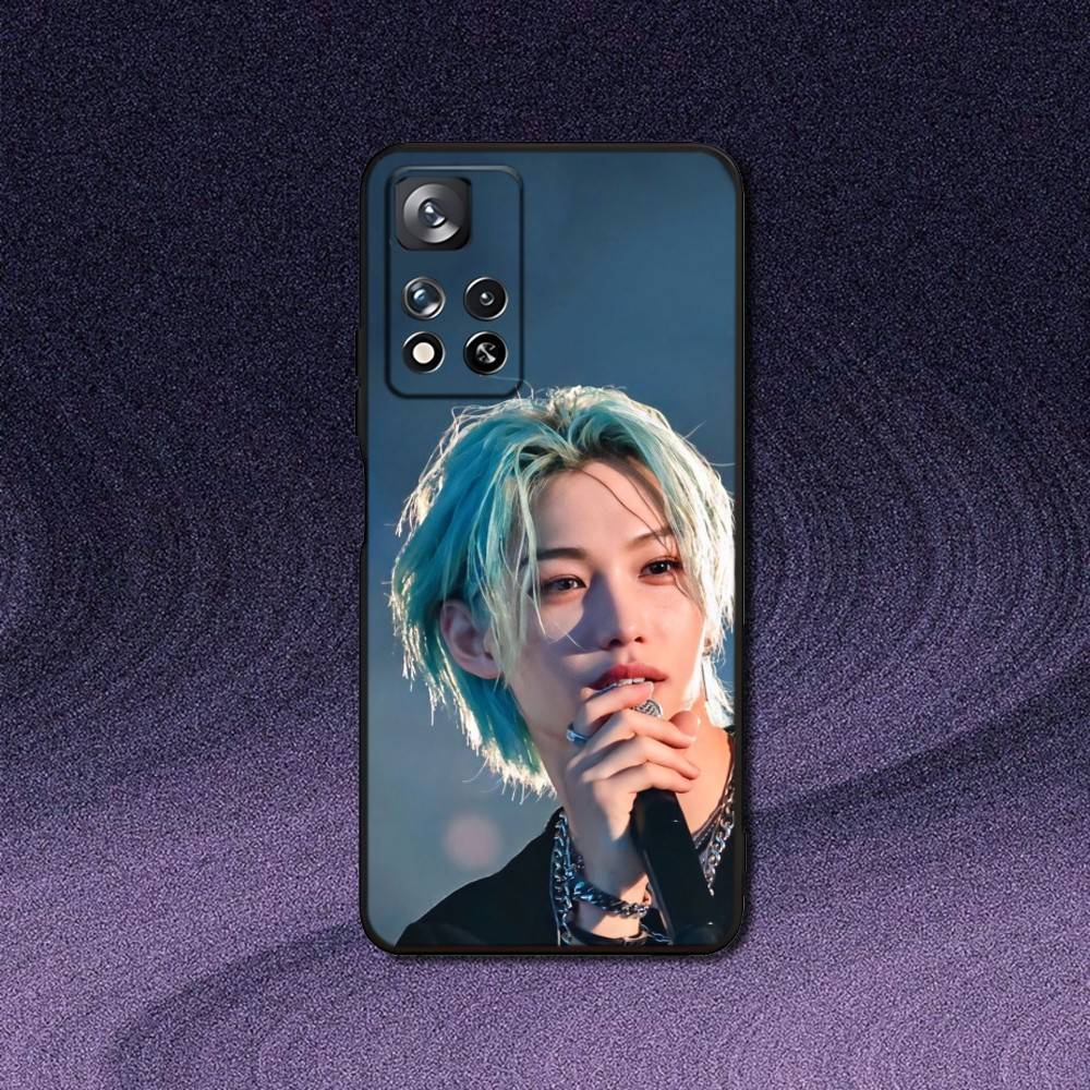 Чехол для телефона F-Felix Lee Karma S-SKZ для Samsung S 25,24,23,22,30,21,10,9,Ultra,Plus,Lite,FE,4,5G Черный Мягкий Чехол