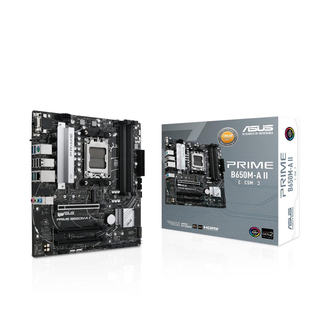 ASUS AMD B650 Equipped Socket AM5 Compatible Domestic Authorized Distributor Product Micro-ATX motherboard/PRIME B650M-A II-CSM