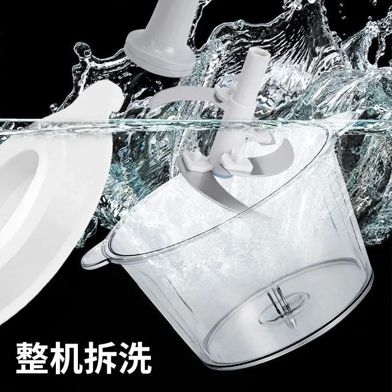 Многофункциональный кухонный комбайн - ручная мясорубка, измельчитель овощей, чеснока и перца чили, слайсер, роторный измельчитель, кухонный инструмент для фруктов