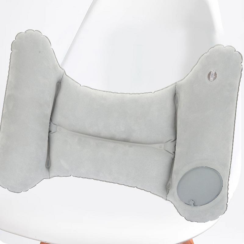 Подушка для поясницы в форме буквы H, надувная подушка для поддержки, дорожная подушка, портативная, легкая, поддерживающая спину, подушка для спины для автомобиля и