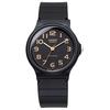 Casio Аналоговые часы MQ-24-1B2L / -24UC-3B с уретановым ремешком, унисекс, черные с золотыми арабскими цифрами или матово-зеленые, импортные.