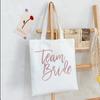Сумки-шопперы для холостяков Сумки-шопперы для женщин Сумки Team Bride Graphic Shopping Bag