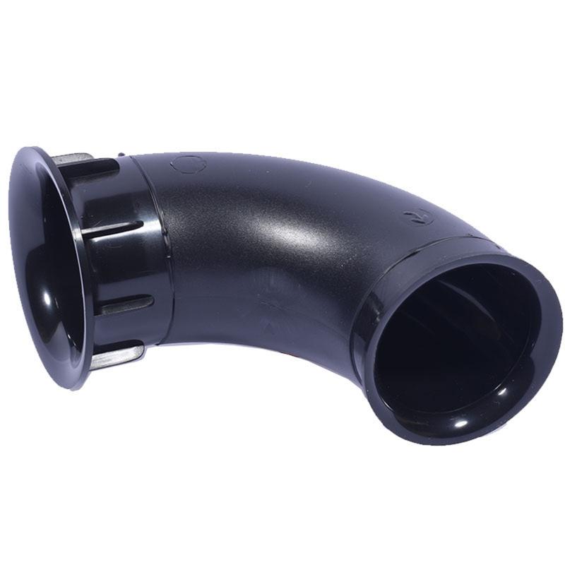 Black Plastic Curved Speaker Port Subwoofer Bass for Reflex Inverted Tube for Loudspeaker Sound Box 36/47/66mm Inner Hol