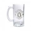 Crest Glass Beer Stein