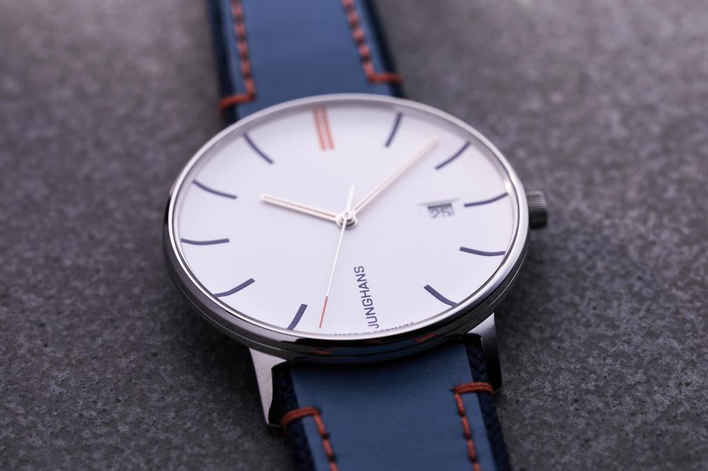 Junghans FORM 41 4481 00 Blue Wristwatch Men's