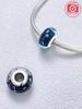 Шармы Plata Пузырьковые стеклянные бусины Шарм Медное покрытие Подходит для Шармов Медьоригинал Браслет Для изготовления ювелирных изделий DIY Шарм