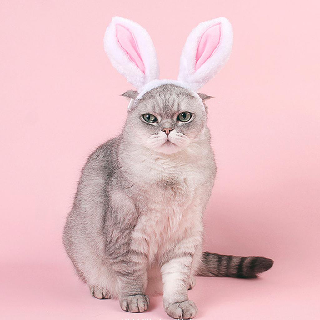 Мягкие плюшевые кроличьи ушки, обруч для волос, модные повязки на голову с собачками, уникальное украшение для различных случаев