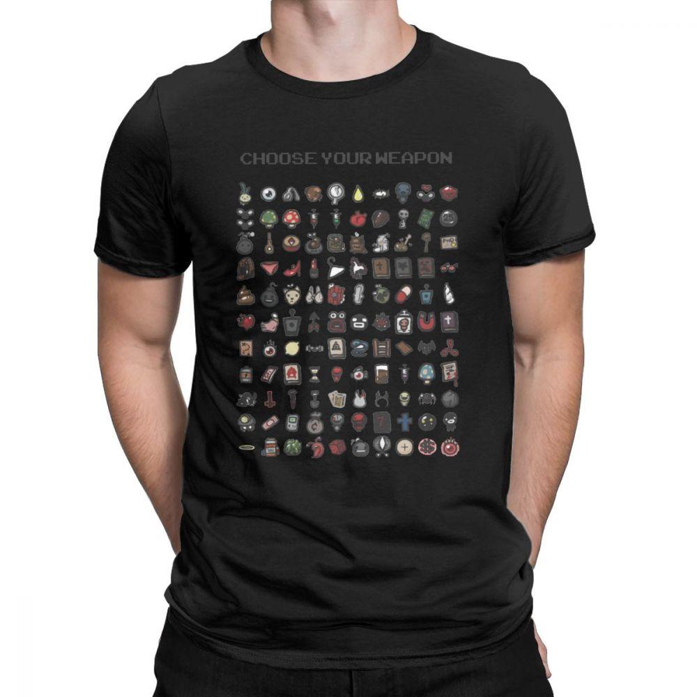 Men Tshirt 80s Binding Of Isaac T Shirt Original TShirts 100 Cotton Clothing Hip Hop Short Sleeve Tee Shirt Custom Store