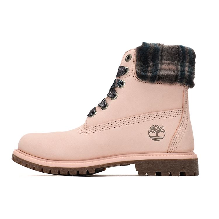 Timberland Leather Short Martin Boots Women Boots Light-Pink A2MB3662