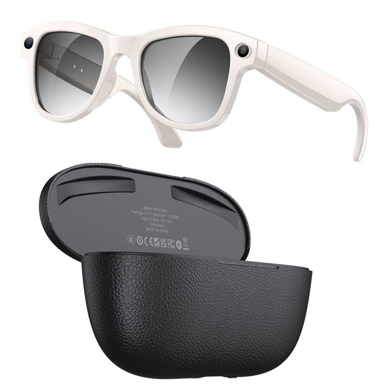 Умные очки со смарт-распознаванием фото, камера 8 МП, запись видео, Bluetooth-звонки, голосовой перевод, солнцезащитные очки