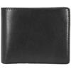 Black F Tochigi Leather Himeji Leather Bifold Wallet Bifold Wallet Folding Wallet Short Wallet Mini Wallet Compact Genuine Leather Thin Large Capacity