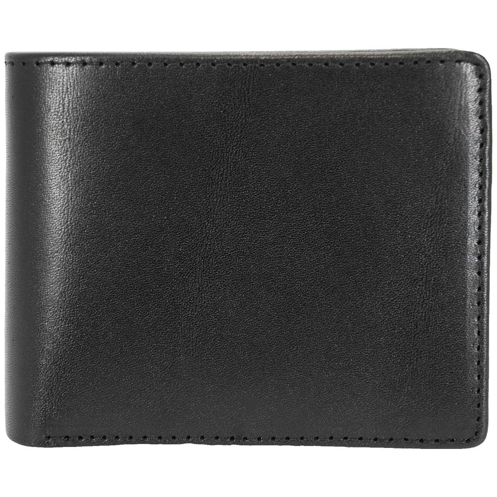 Black F Tochigi Leather Himeji Leather Bifold Wallet Bifold Wallet Folding Wallet Short Wallet Mini Wallet Compact Genuine Leather Thin Large Capacity