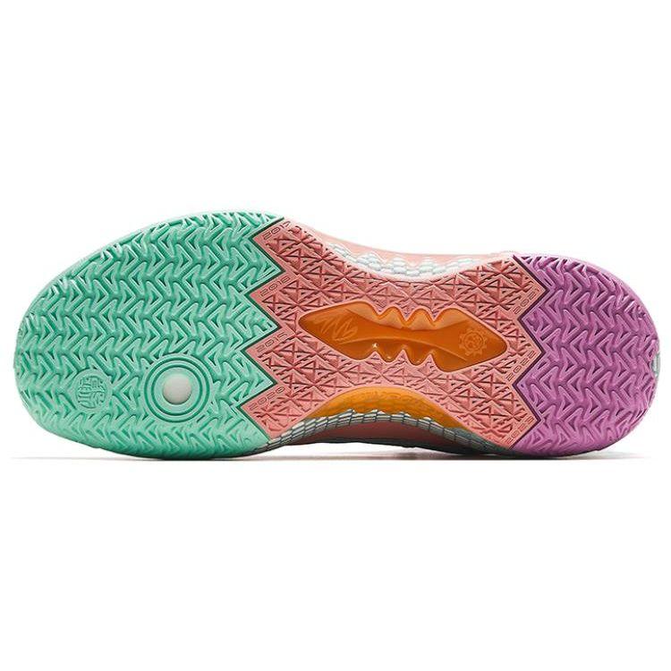 Anta Shock Wave 5 Team Madhouse Men Sneakers Green Orange 112331611-5