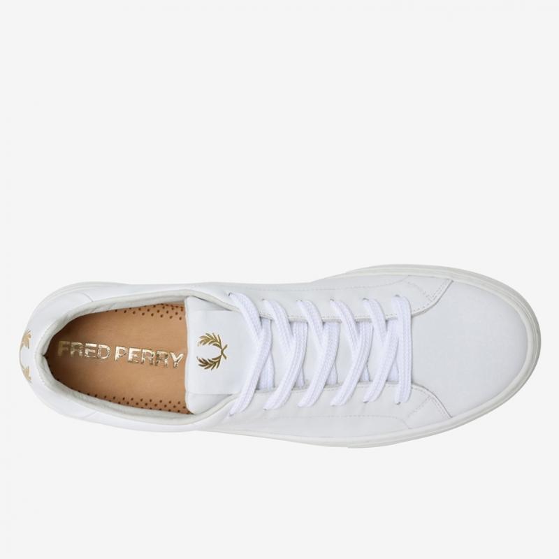Fred Perry Мужские кожаные кроссовки B80 Кожаные Sfpm2315360 100