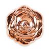 Electroplating Rose Double-sided Mirror Portable Travel Mini Foldable Makeup Mirror Women Girls Vintage Pocket-sized Handheld Vanity Mirror