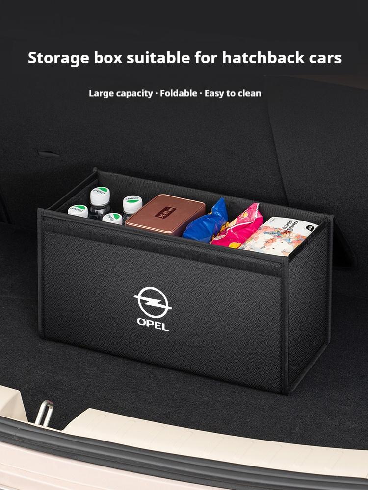 Car Trunk Storage Box Organizer Foldable Container Bag For Opel Corsa Insignia Mokka Vectra Vivaro Grandland Astra Zafira PG3