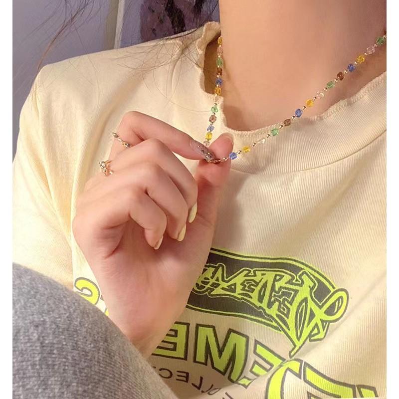 Ожерелье для женщин, роскошный бант, бабочка, кристалл, колье с кисточкой, цепочка на ключицы, аксессуары, ювелирные изделия