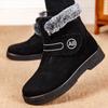 Женские Ботинки Модный Дизайнер Анkle Boots Зимняя Обувь для Женщин Теплые Мех Botas Mujer Низкий Каблук Зимняя Обувь для Женщины Снегоступы
