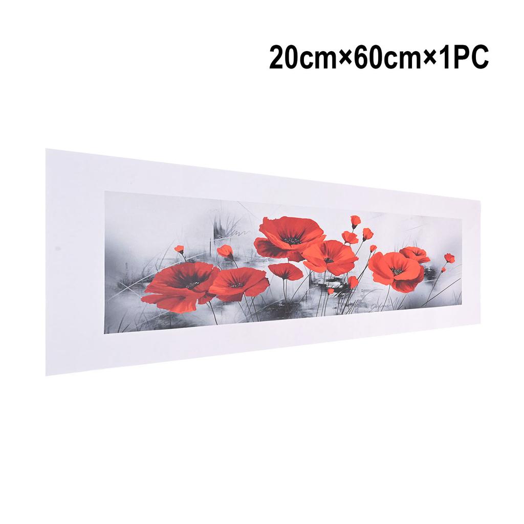 Modern Flowers Poster Print Wall Art Canvas Painting Red-Poppy Flower Picture On The Wall For Living Room Home Decor No-Frame