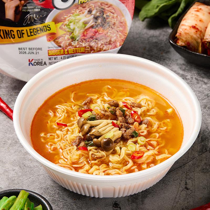 Faker x Paldo Beef Kimchi Flavor Large Bowl Korean Instant Ramen