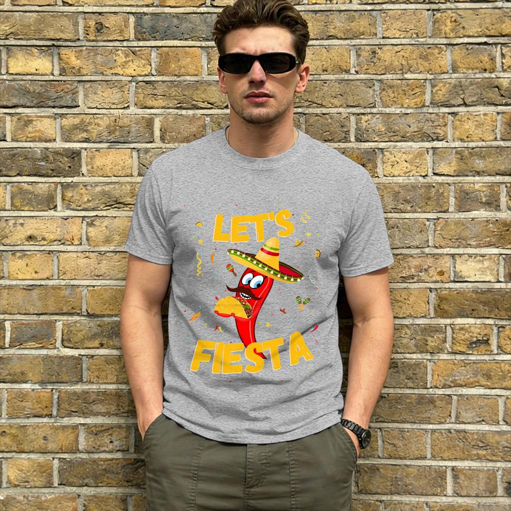 Lets Party Fiesta TShirt Summer Cotton T Shirts For Unisex Fashion Casual Tee Shirt ShortSleeved Awesome Clothes