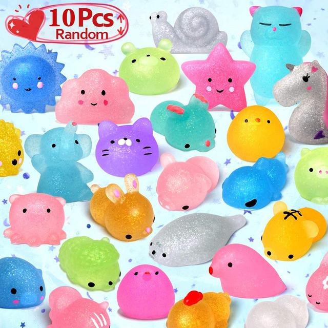 50-5 шт. Kawaii Squishies Mochi Anima мягкие игрушки для детей антистрессовый мяч сжимать вечерние сувениры игрушки для снятия стресса на день рождения