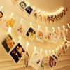 3m 20 LED Photo Clip Fairy String Lights Card Holder Garland Lamp for Christmas Wedding Party Fairy Lights Christmas Decorations