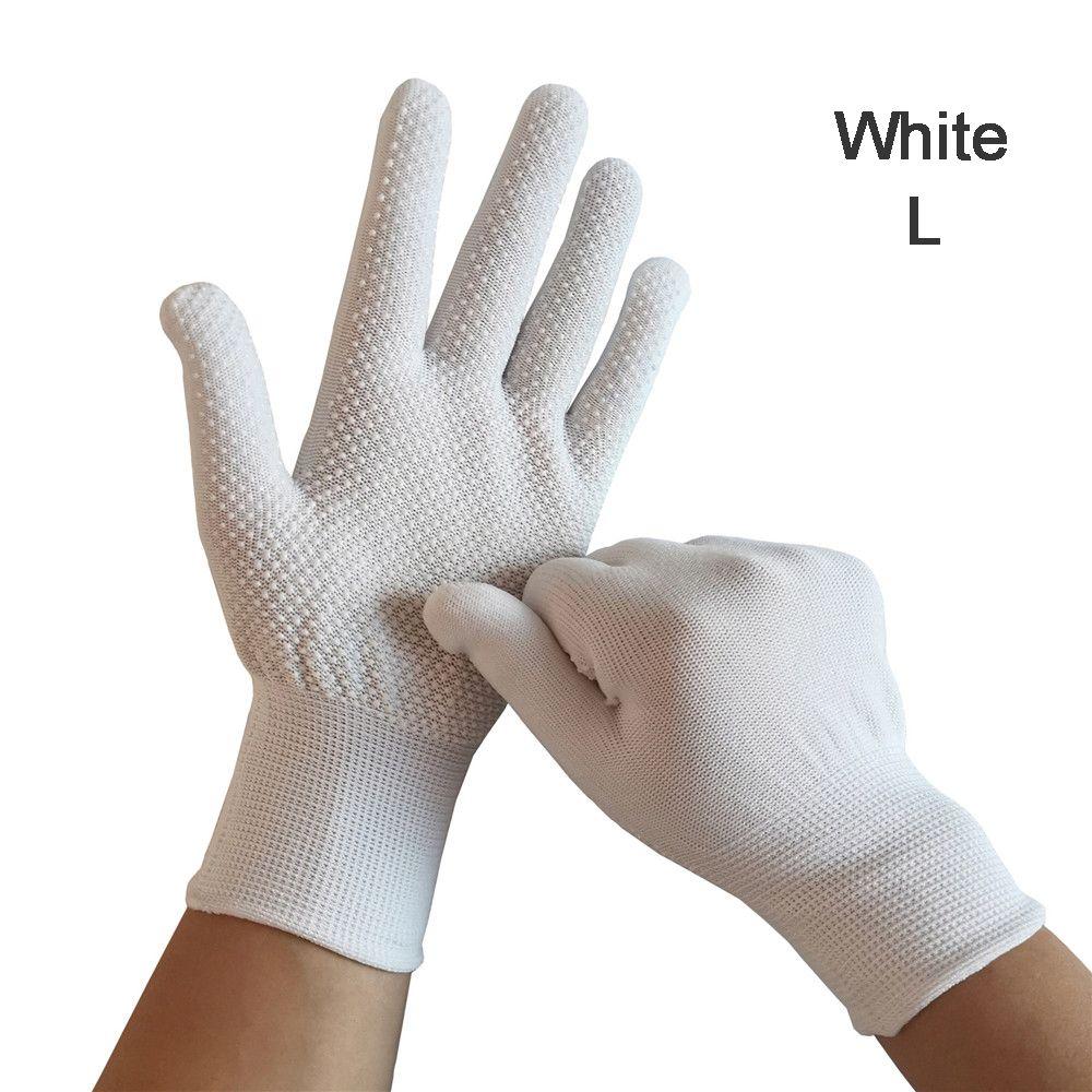 Sun Protection Stretch Work Gloves Full Finger Driving Mittens Anti-Slip Fishing Gloves