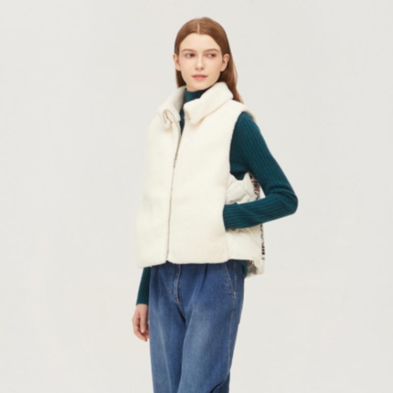 Benetton Жилет-джемпер с цветными блоками и принтом «Снежинка» Bapdg6361 Iv