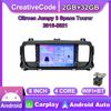 Android для Citroen Jumpy 3 Space Tourer 2016-2021 с кнопочной ручкой, автомобильный радиоприемник, GPS-навигатор, плеер Carplay 2 + 32 ГБ