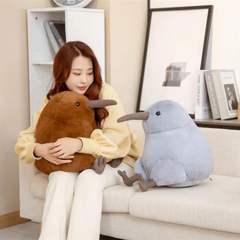 30/40cm  Lifelike Kiwi Bird Plush Toy Cute Stuffed Animal Doll Soft Cartoon Pillow Lovely Birthday Gift Home Decor