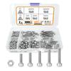 150PCS Hex Head Screw And Nut Set, M3 Stainless Steel Screw Series, For Small DIY Repair Projects