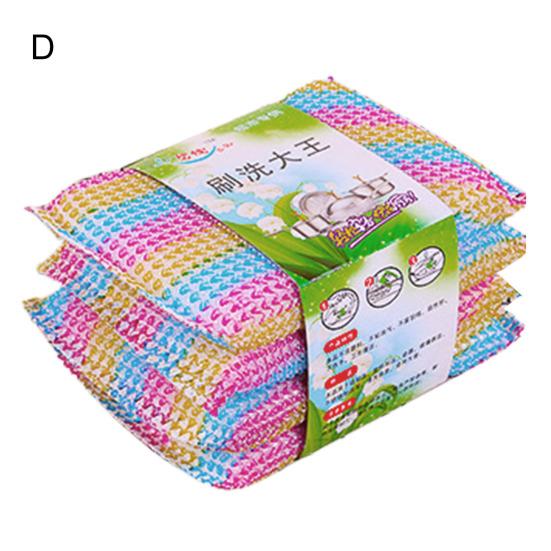 4 шт./компл. случайная чистящая ткань, удобная, широкого применения, изысканная инновационная сильная дезактивирующая щетка для кухни