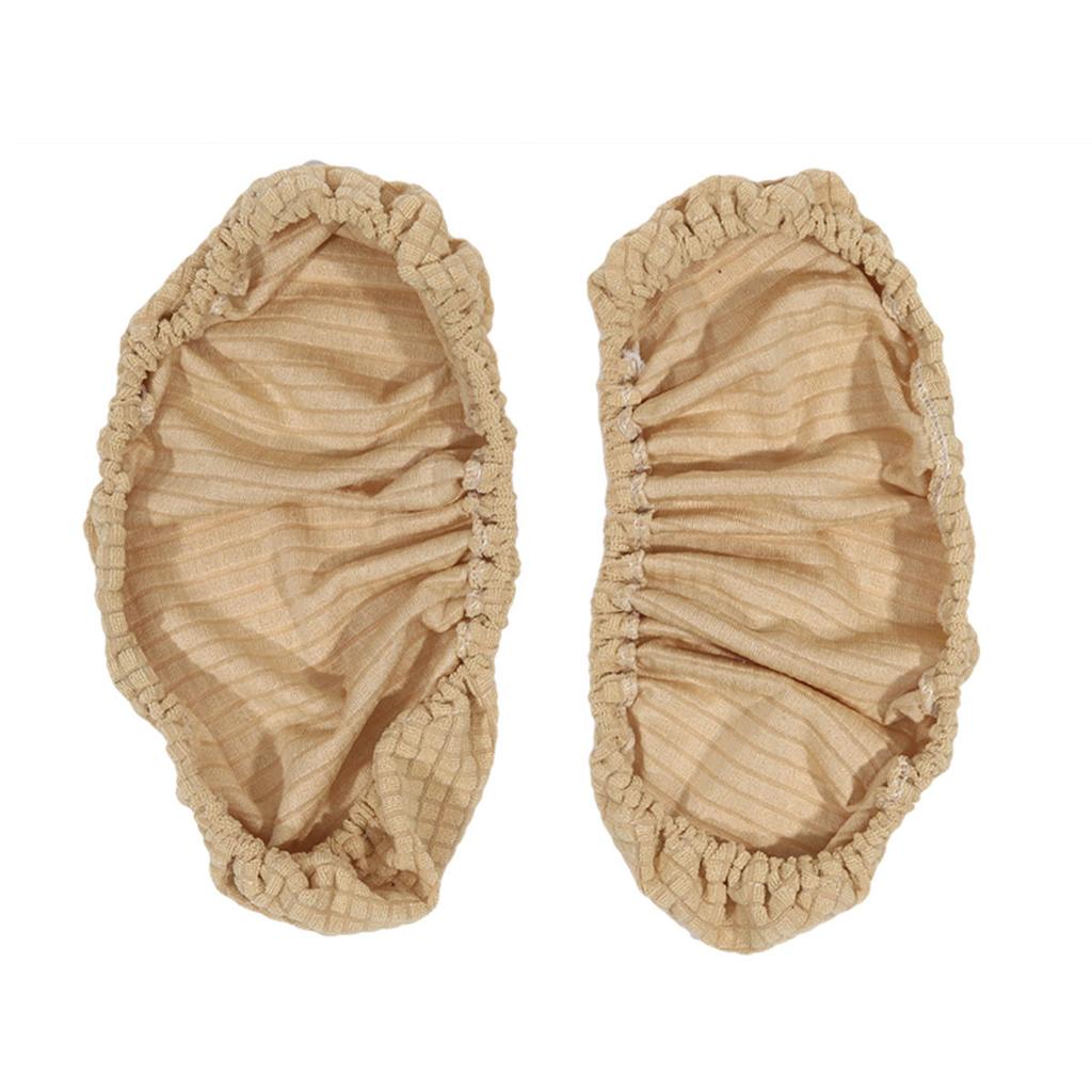 1 пара чехлов на подлокотники офисного кресла, съемные, тянущиеся, моющиеся, из водонепроницаемой ткани, эластичные, полузакрытые, для компьютерного кресла, чехол на подлокотники