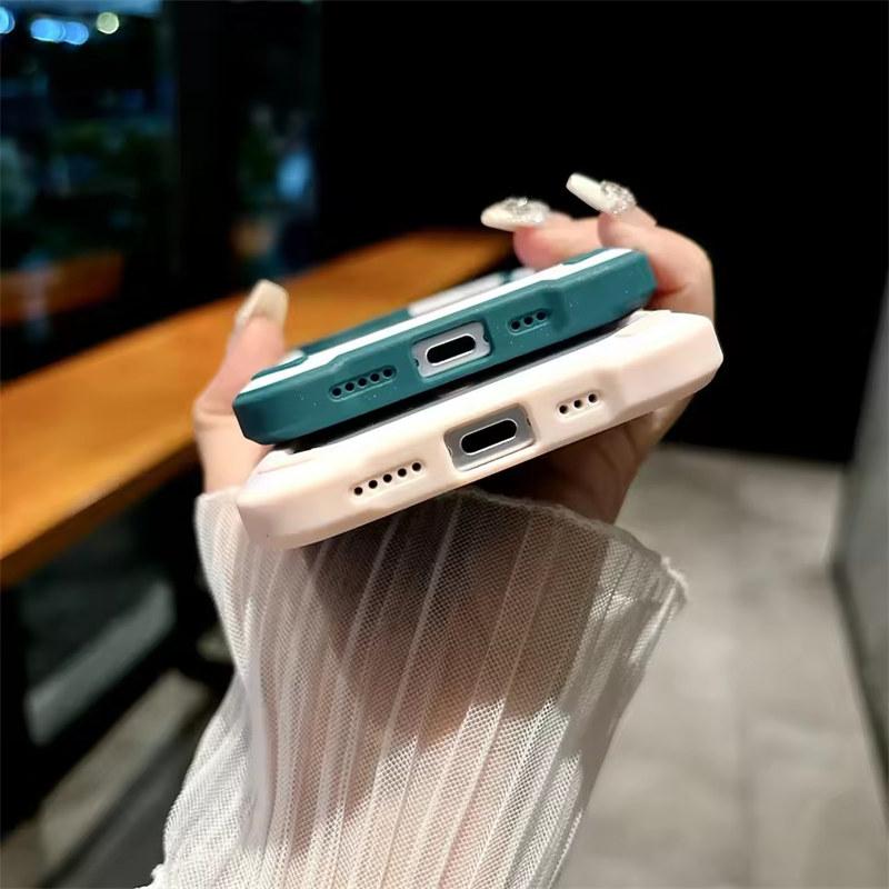 Для Magsafe Magnetic Shockproof Armor Case для iPhone 16 15 14 13 12 11 Pro Max Plus Прозрачный жесткий гибридный бампер задняя крышка