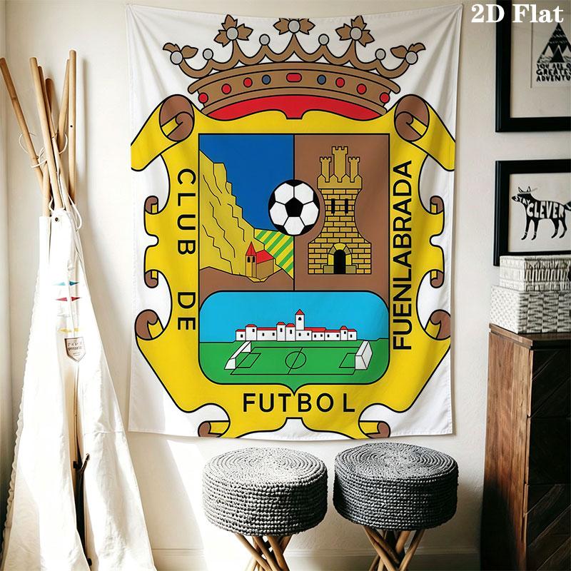 Fuenlabrada Wall Hanging Printed Fabric Blanket Decorative Tapestries for Bedroom Living Room Home Decor
