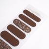 Half-baked Gel Sticker Waterproof Self-adhesive Light Hardening French Gradient 10-finger Single-strip Manicure Full Sticker