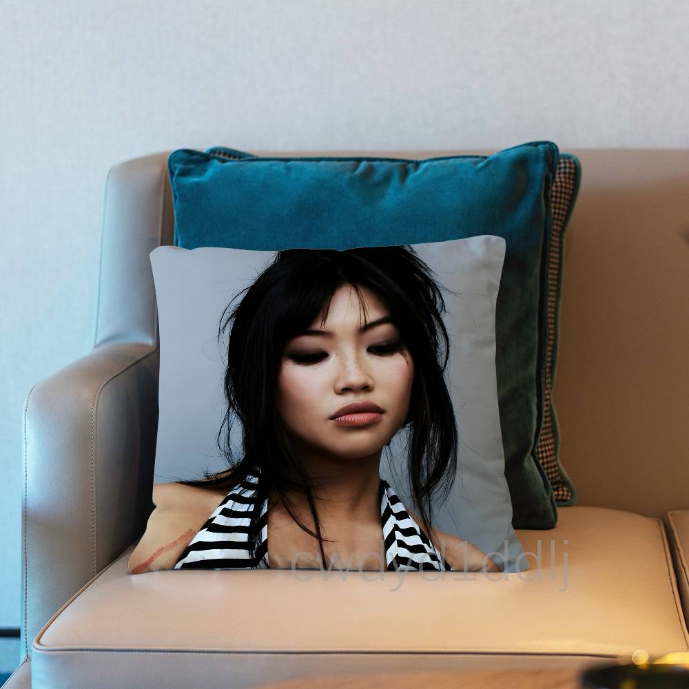 Beabadoobee Beatopia Pillow Case Cover Square Sofa With For Pattern Comfortable Cushion suitable Of Room