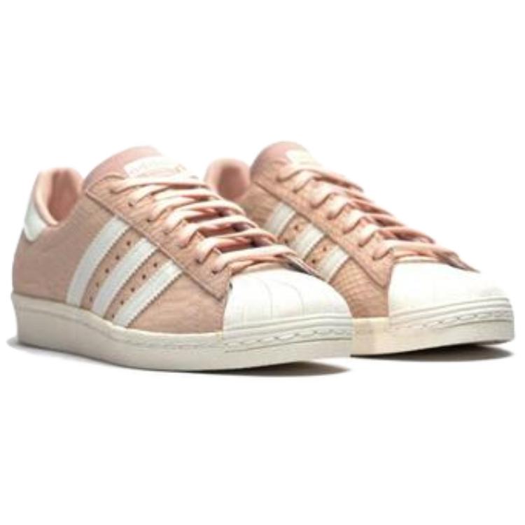 adidas Originals Superstar 80s Низкие Скейтбордические Кроссовки Унисекс Розовые S75059